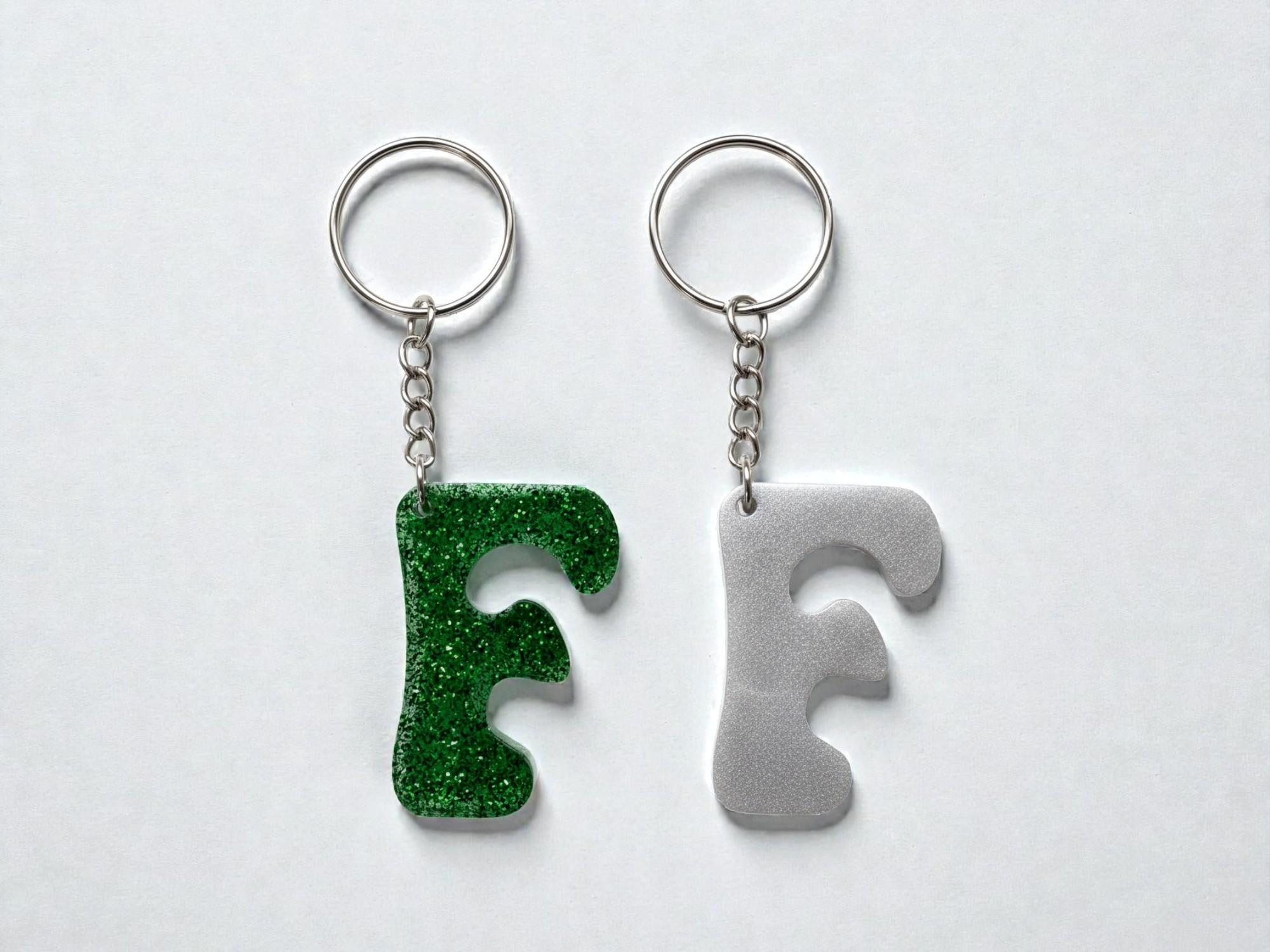 Bokstav nøkkelring F